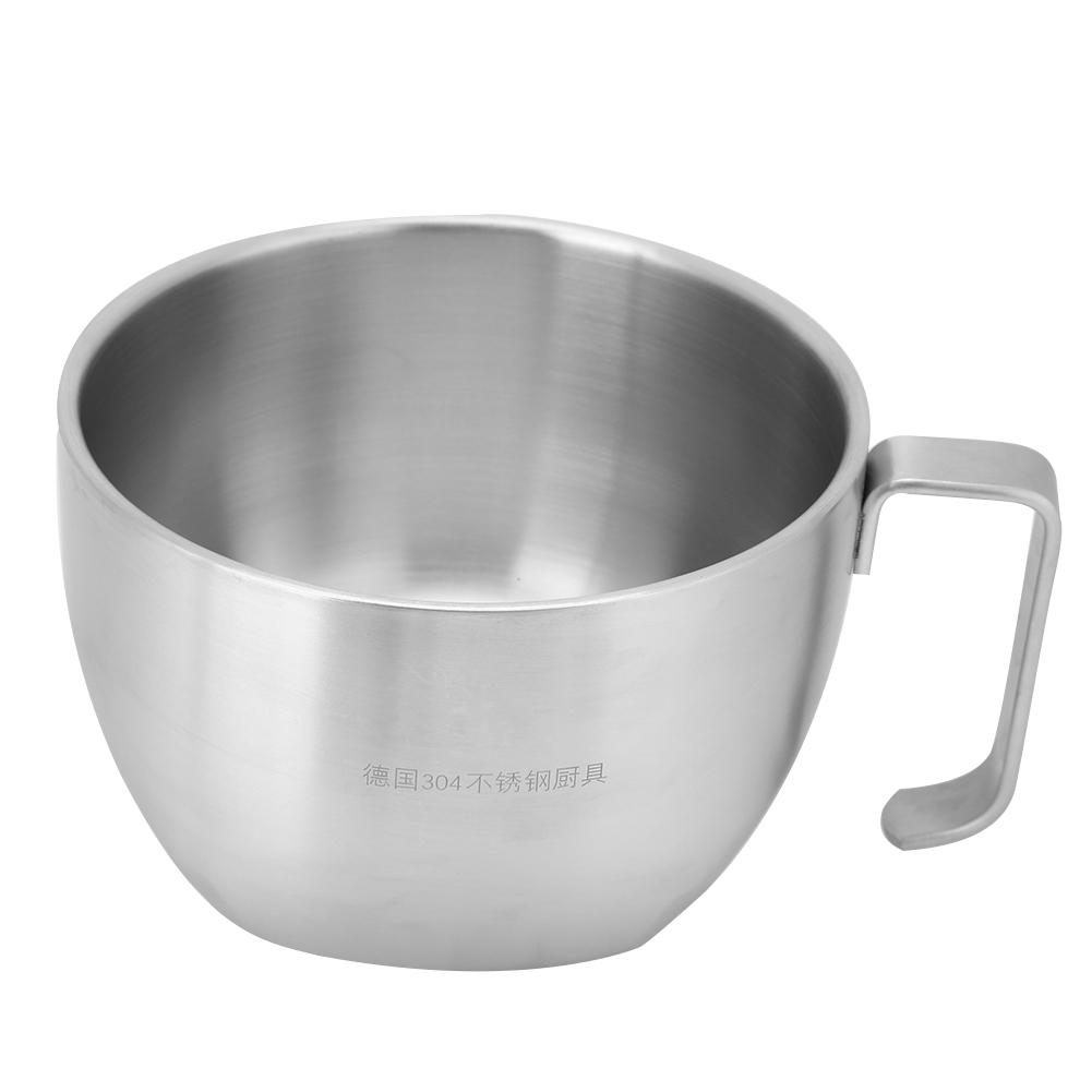 Stainless Steel Instant Noodles Soup Bowl Food Container with Lid Handle for Home Dormitory Use