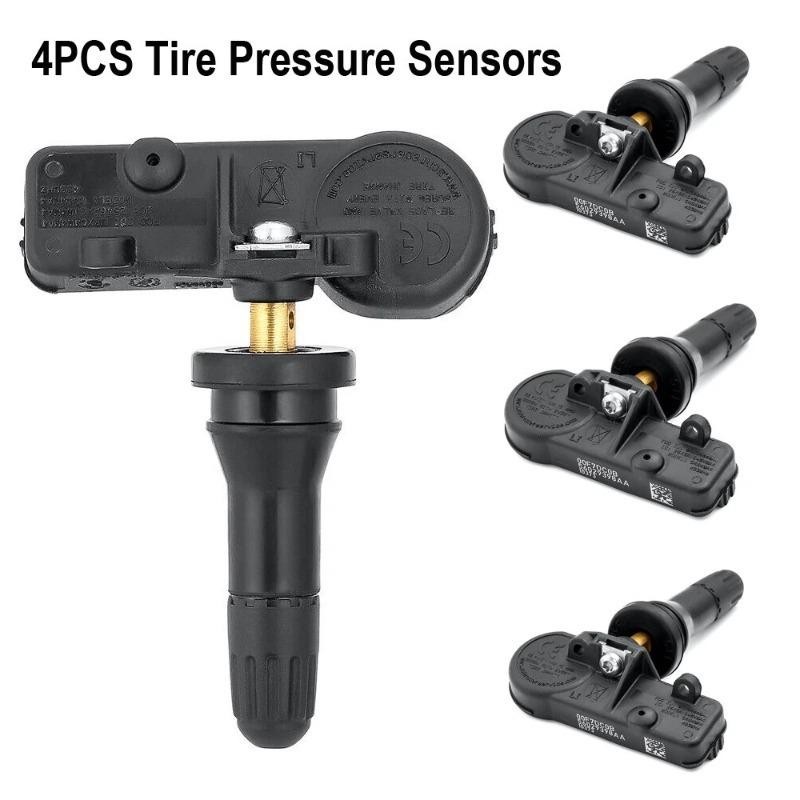 56029398AB 433 MHz TPMS 4PCS Tire Pressure Sensor Valve Stem for Chrysler 300 Jeep Wrangler Dodge Ram 2010-2014 56029398 New