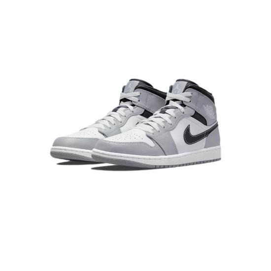 Jordan Air Jordan 1 Mid "Light Smoke Grey" 554724-078 Men's Sizes