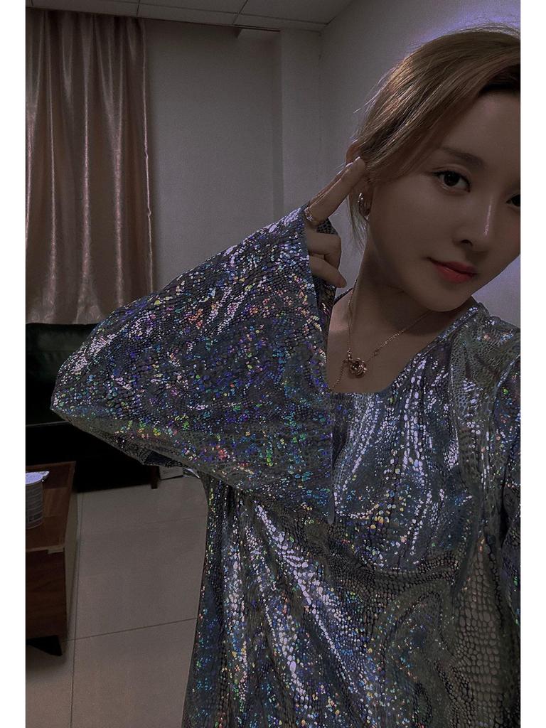 Halloween Hippie Disco Sequin Dress for Women