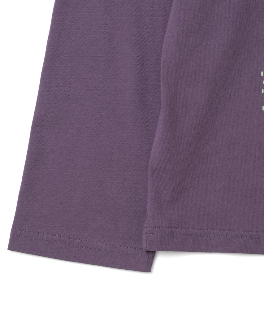 THE COLDEST MOMENT Tcm Lettering Long Sleeve (Purple)