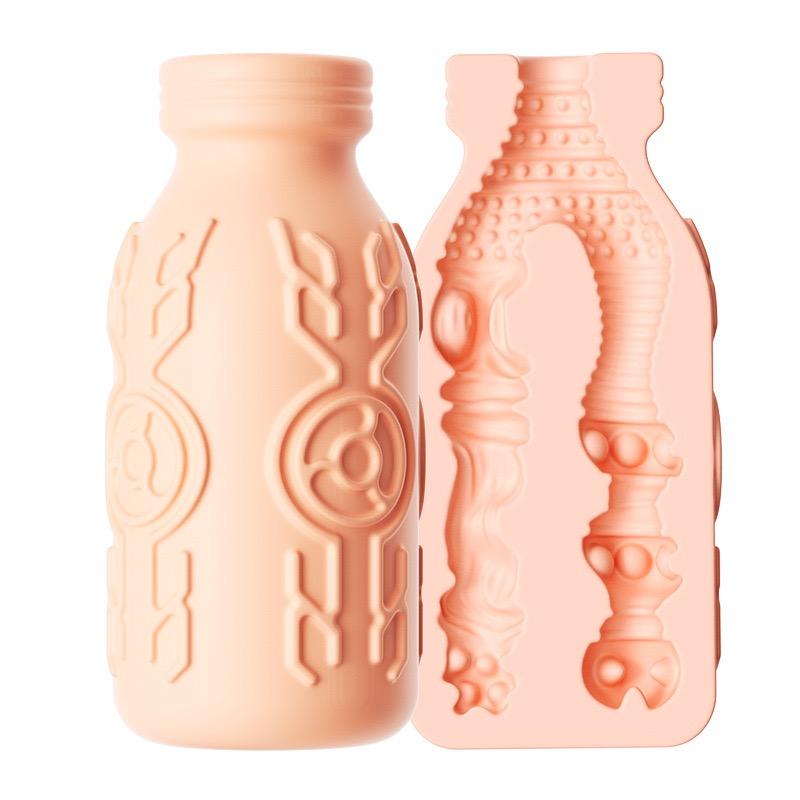 Adult Sex Toys Male Masturbator Cup Portable Penis Trainer Penis Massage Stretchy Silicone Vagina Egg Vacuum Pocket Cup for Men