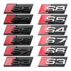 3D S3 S4 S5 S6 S7 S8 Badge Car Front Grille Emblem Auto Accessories For  Audi A1 A2 A3 A4 A5 A6 A7 A8 8P B6 B7 B8 C5 C6 C7 Q5 Q7