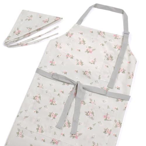 COLORFUL CANDY STYLE Junior and Senior High School Apron Set PET Petit Bouquet