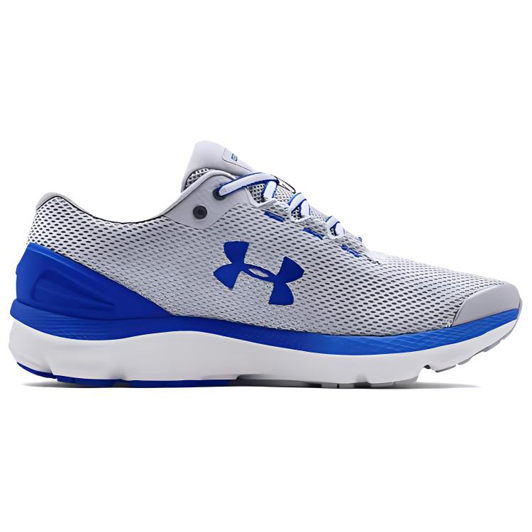 Under Armour Charged Gemini Comfortable Sports Fabric Synthetic Leather Low Top Training Running Shoes Men Sneaker Blue 3023276-102