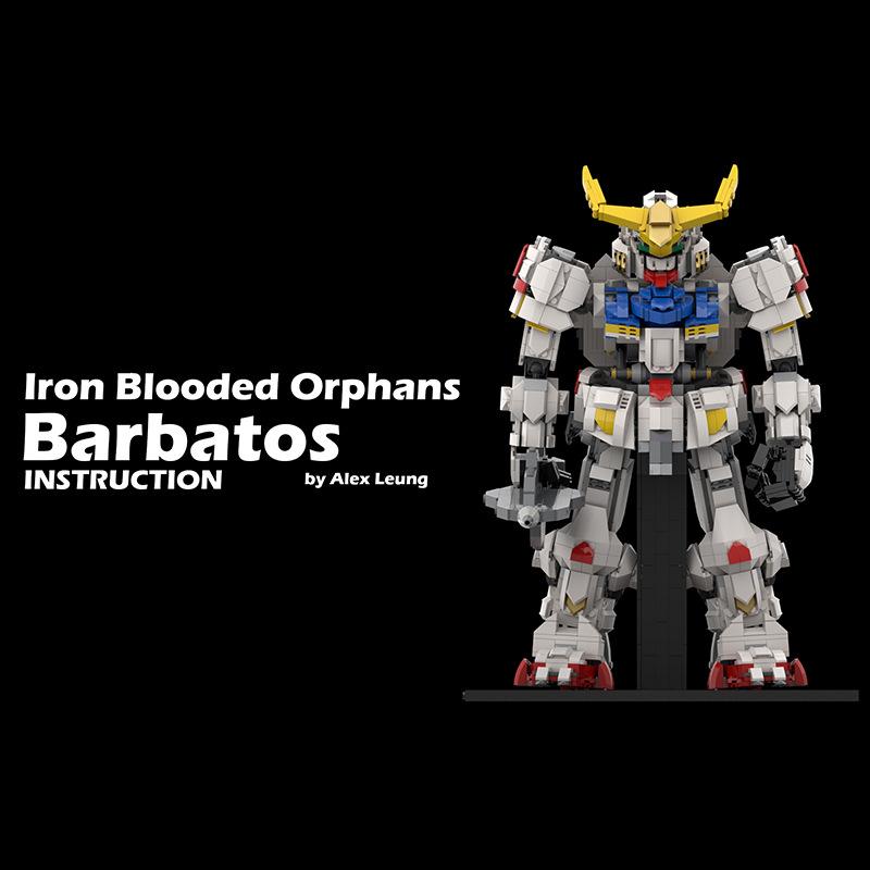 M Building Block Compatible With Lego, Barbatos, Model Ornaments High Difficulty, Build Mecha Large Up To