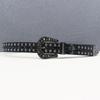 Cross Personality Trend Design Style Belt Men and Women Universal Metal Belt Hip Hop Punk Rivets Cool
