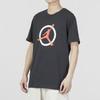 Jordan American Retro Sports Fitness Training Fashion Comfortable Breathable Round Neck Logo Print Short Sleeve Drop Shoulder T-Shirt DV8437-045