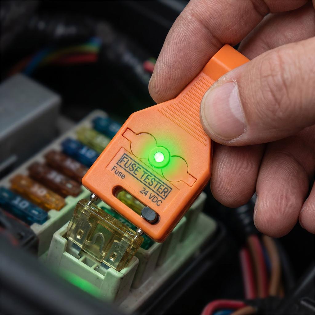 Automotive Tester with Puller and LED Light for ATC Fuses Circuit Tool