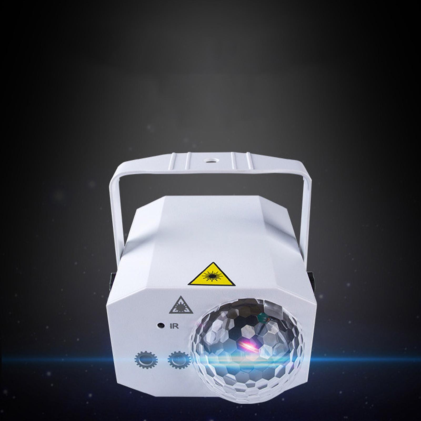 

Пластиковый корпус с дистанционным управлением, лазерный магический шар KTV, вспышка, разноцветные огни, диско-бар, освещение сцены, светодиодный узор, магический шар 10w белый