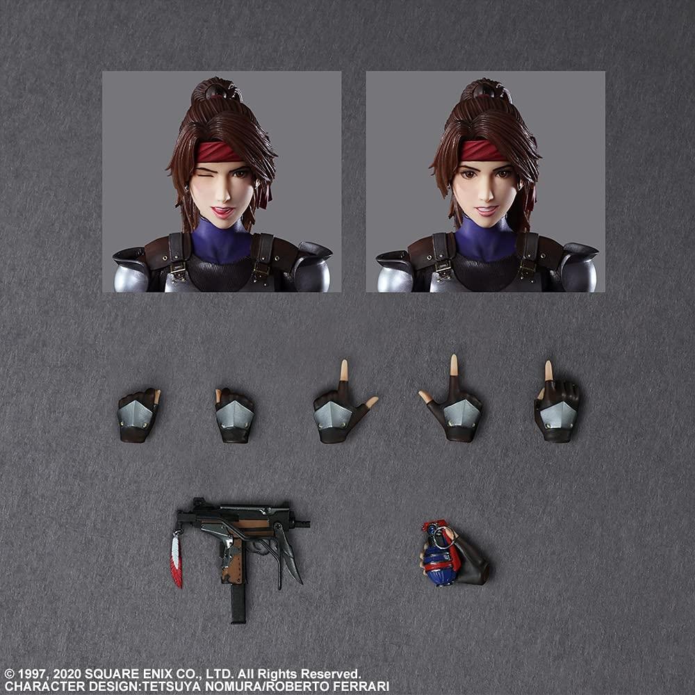 Final Fantasy VII Remake PLAY ARTS Kai Jesse PVC Painted Movable Figure