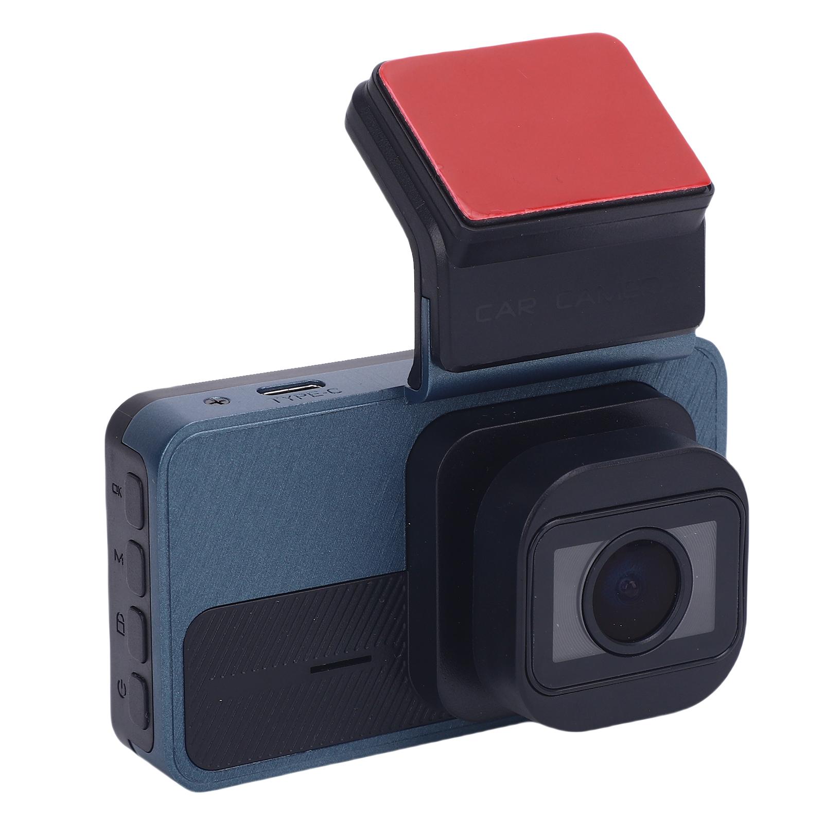 

4K Двойная видеокамера для автомобиля Передняя и Задняя 3-дюймовый IPS-экран GPS WiFi 2-объективная камера Видеорегистратор с углом обзора 170 градусов