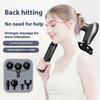 3 Head Electric Fascia Gun High-Frequency Body Massager Handheld Muscle Relaxation Back Neck Shoulder Muscle Masajeador Gun