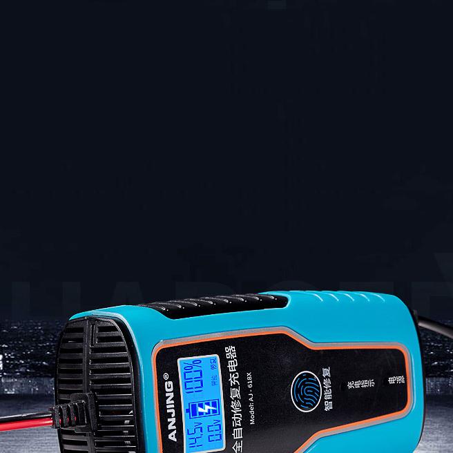 12V6A Motorradreparaturwerkstatt Automotive Blei-Säure-Batterie Pulse Intelligentes Batterieladegerät