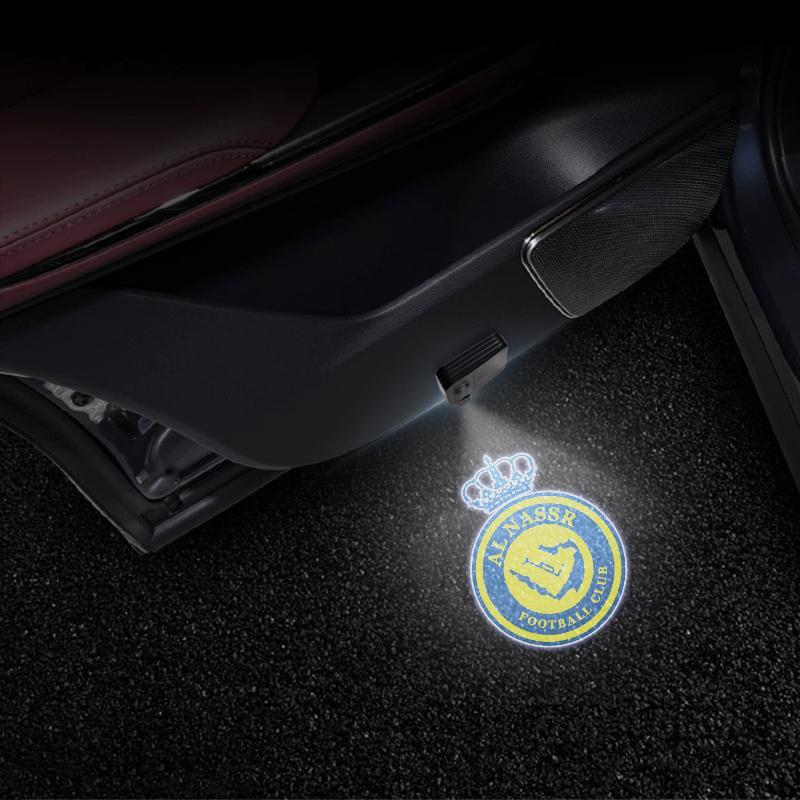

LED Saudi Arabian Football Logo Car Door Courtesy Light Projector Welcome Lamp For Toyota Jeep Hyundai Geely MG BYD Chery Honda 1x For 1 Door