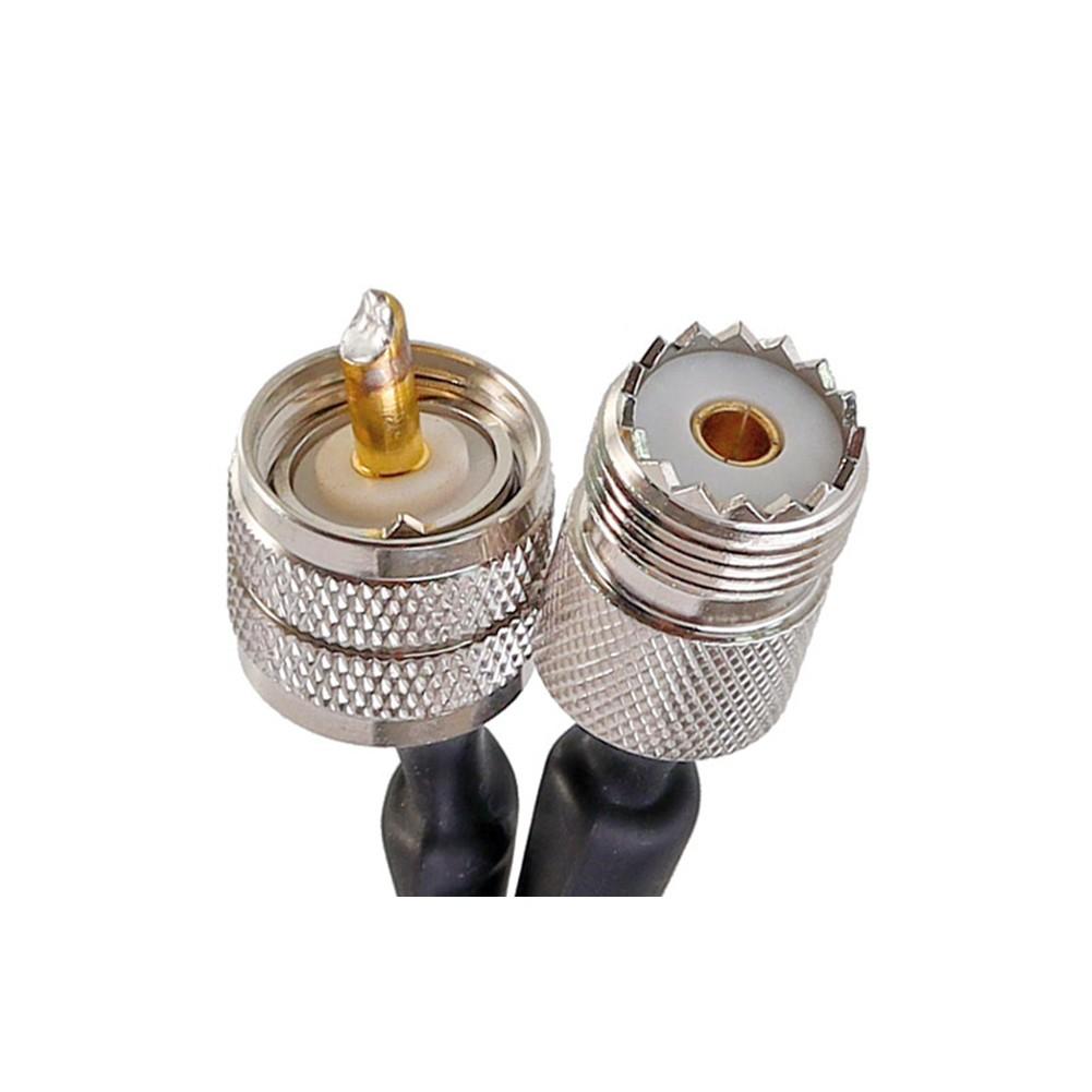 RG58 Kabel PL259 UHF Stecker auf UHF Buchse SO239 Kabel PL-259 auf SO239 HF Koaxial