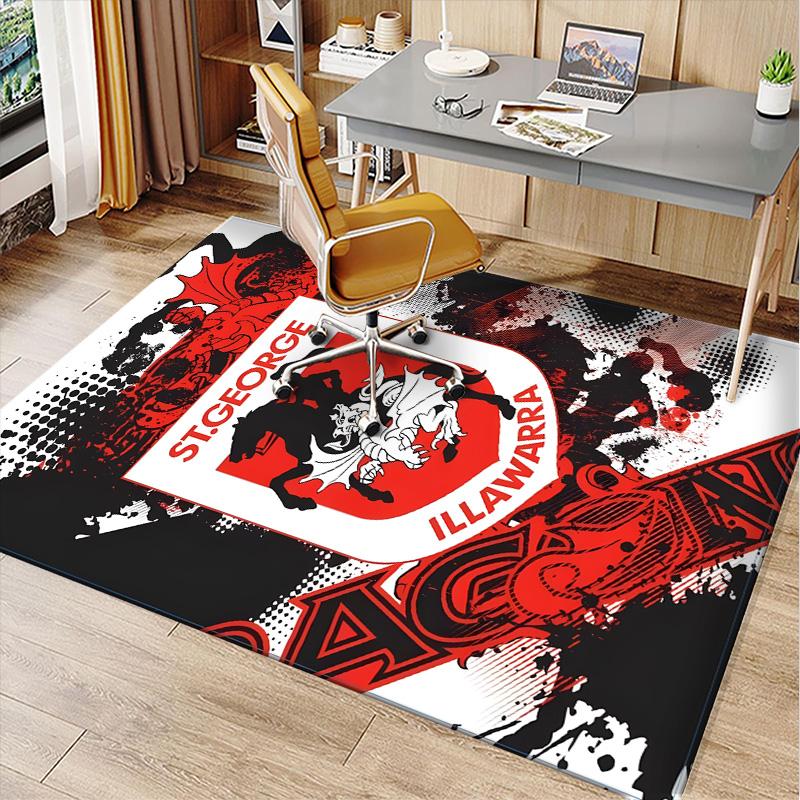 St George Illawarra Polyester Carpet, Soft Indoor Mat for Office Chair, Living Room, Computer Desk - Decorative Home Office Rug Design