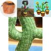 Brinquedo Cacto Dançarino Com Canto e Dança Planta de Pelúcia Interativa