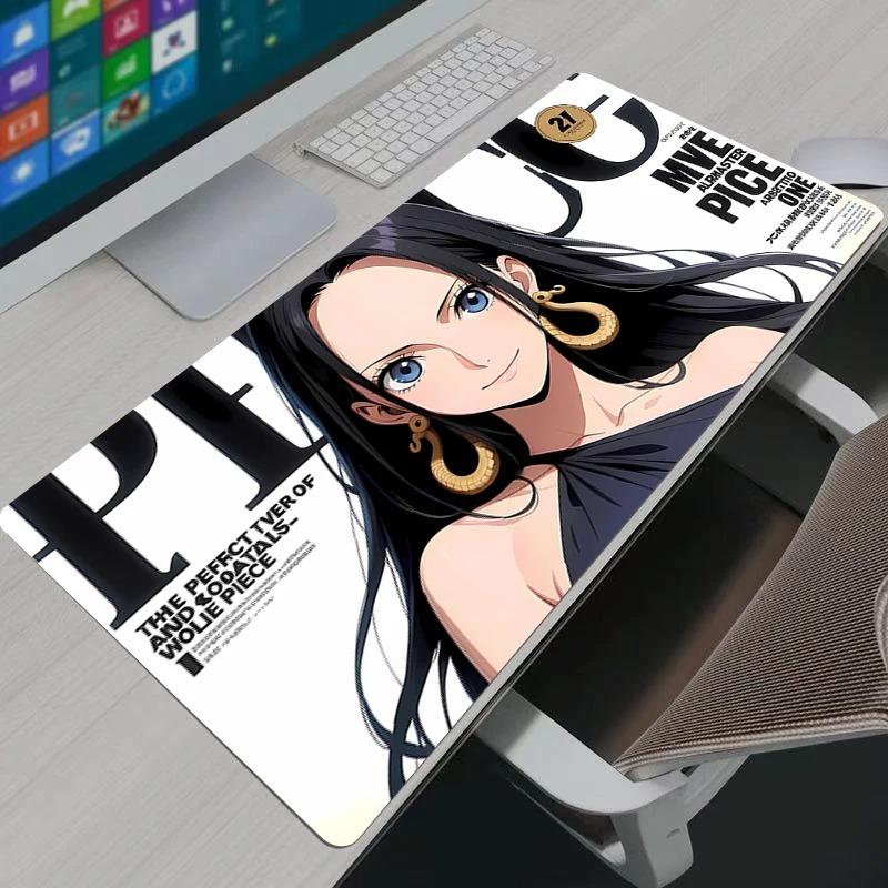 One Piece BoaHancock Anime Mouse Pad HD Print Computer Gamer Locking Edge Mousepad XXL Keyboard PC Mice Mats Pad for LOL Csgo