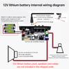 DC12V MP3 WMA Decoder Board HIFI High Bass BT 5.1 Amplifier Board Car Amplifier Module Audio Receiver for DIY Modification
