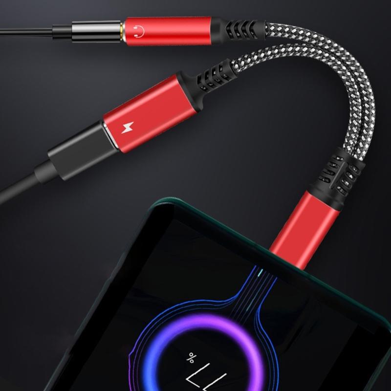 Simultaneous Charging And Sound USB C Adapter For Clear Sound On Phone And Devices