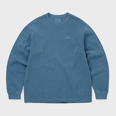 Ce n'est jamais ce t-shirt Waffle LS Slate