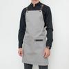 Waterproof Canvas Apron For Home Kitchen Restaurant Milk Tea Shop Back Cross Korean Style Fashion Work Clothes