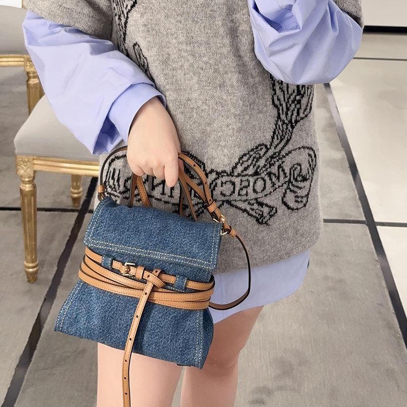 new small cowboy bag for women europe and the united states wind fashion single shoulder crossbody axillary