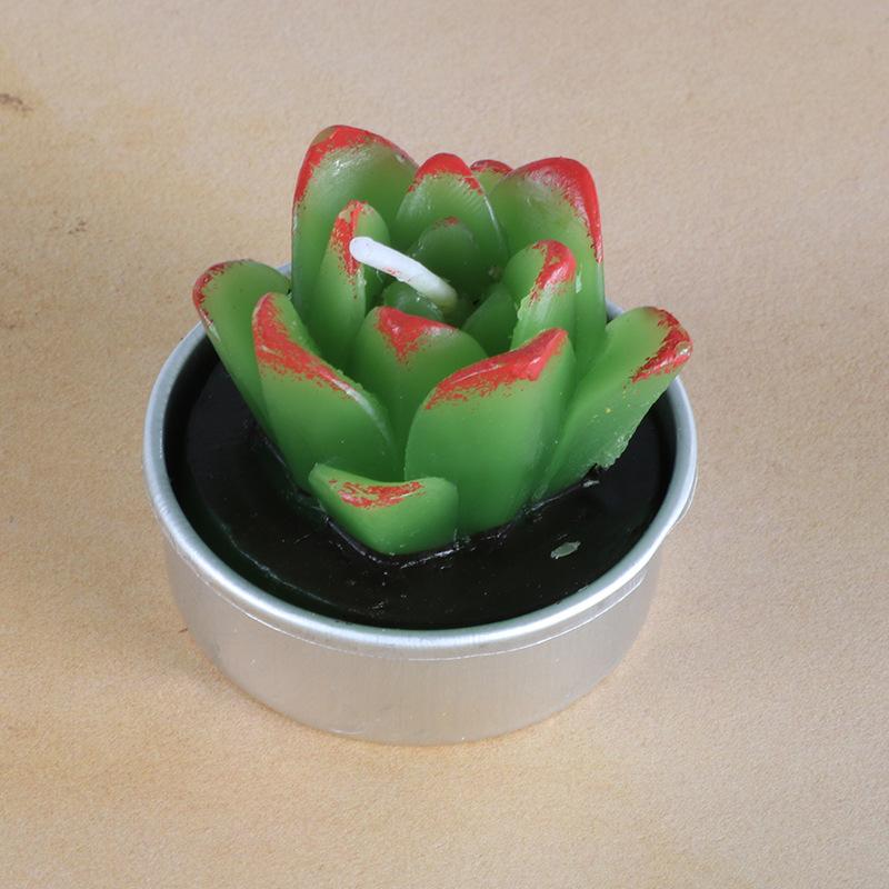 New simulation succulent plant candles, rose candles, 44 product combinations, and special-shaped paraffin candles
