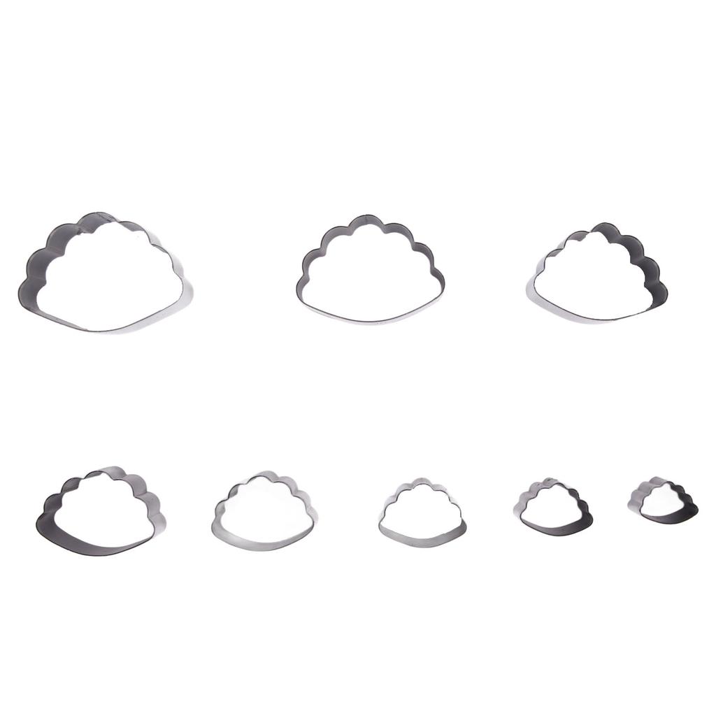 8pcs Leather Punching Mold DIY Sharpness High Carbon Steel Leather Die Cutter for Layering Fabric Leather Jewelry