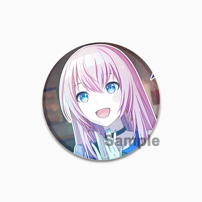 

32/44/58 мм Megurine Luka мультфільм значок косплей гра брошки ручної роботи exquistie емаль шпильки для одягу рюкзак ювелірні аксесуари 32mm(1.26in)