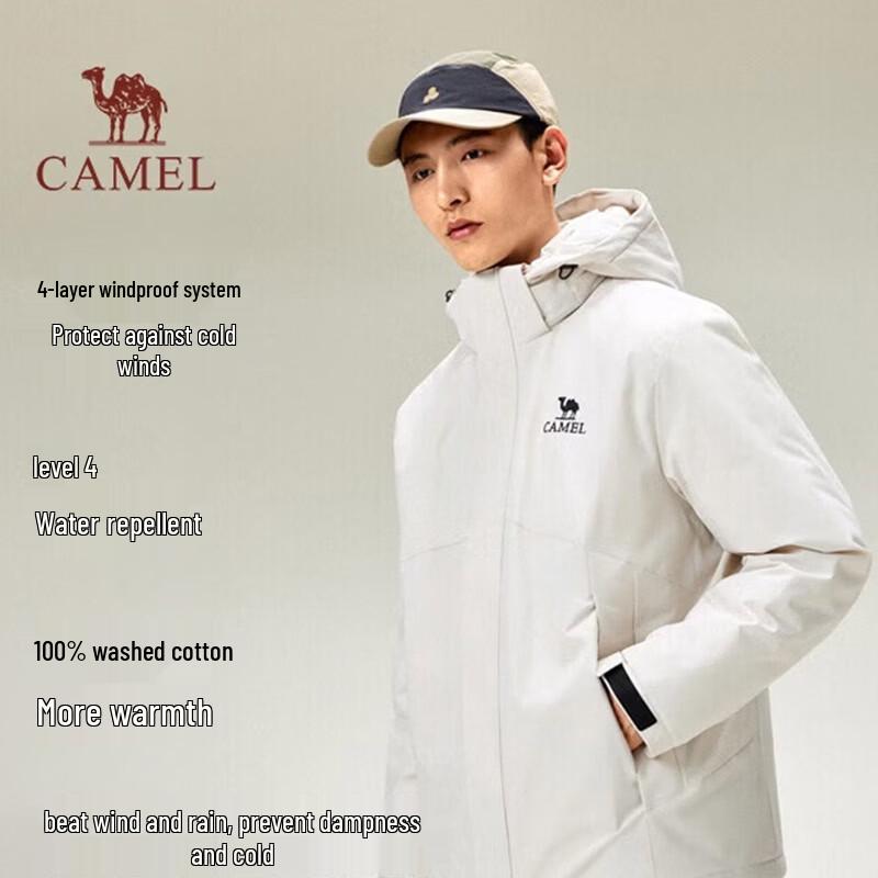 CAMEL Men s Water-Repellent Windproof Padded Jacket XXXL
