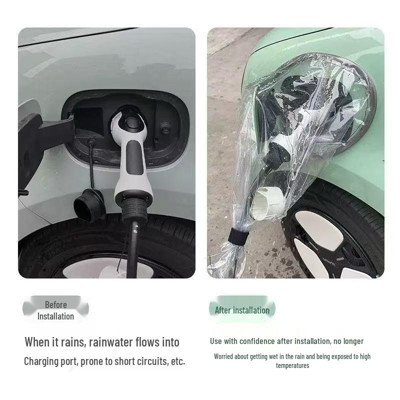 Capac de ploaie pentru portul de încărcare exterior cu ventuze pentru vehicule cu energie nouă