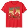Retro Desert Cactus Unisex T Shirt Southwest Boho Plant Lover Unisexs Unisexs Tee