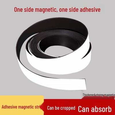 Double-Sided Adhesive Magnetic Strip for Fridge, Car Door, Window Curtain – Strong, Flexible, and Cuttable