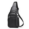 Gentleman's Genuine Leather Crossbody Chest Bag - 2023 Fashion Single Shoulder Backpack