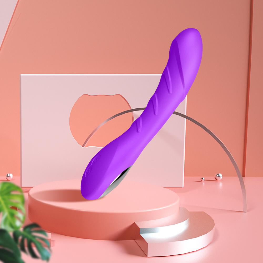 POMFW G-Spot Dildo Vibrator For Kvinner Klitoris Stimulator Myk Silikon Realistiske Vibratorer Sexy Leker Kvinne