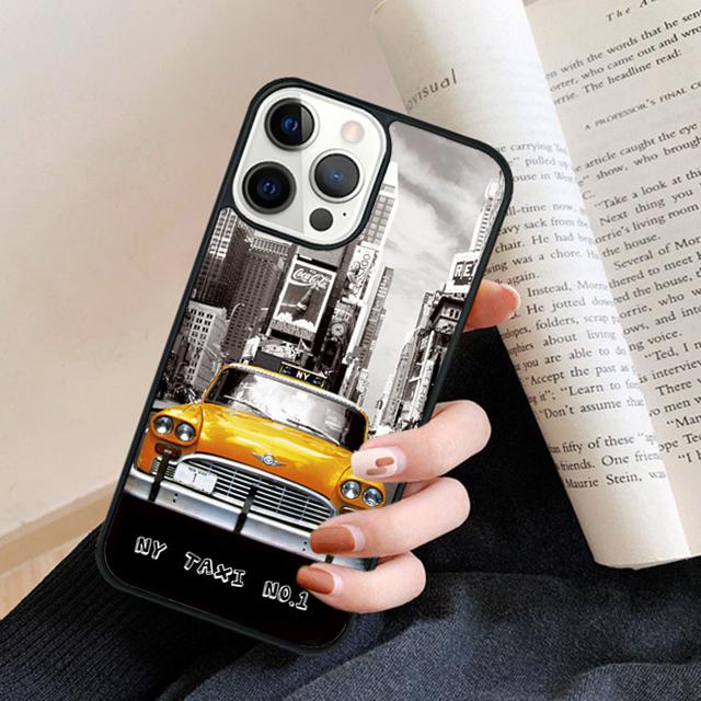NEW YORK AMERICAN CITY Phone Case Back Cover for iPhone 17 Air 16 15 14 13 11 12 Pro Max Plus Fundas Coque