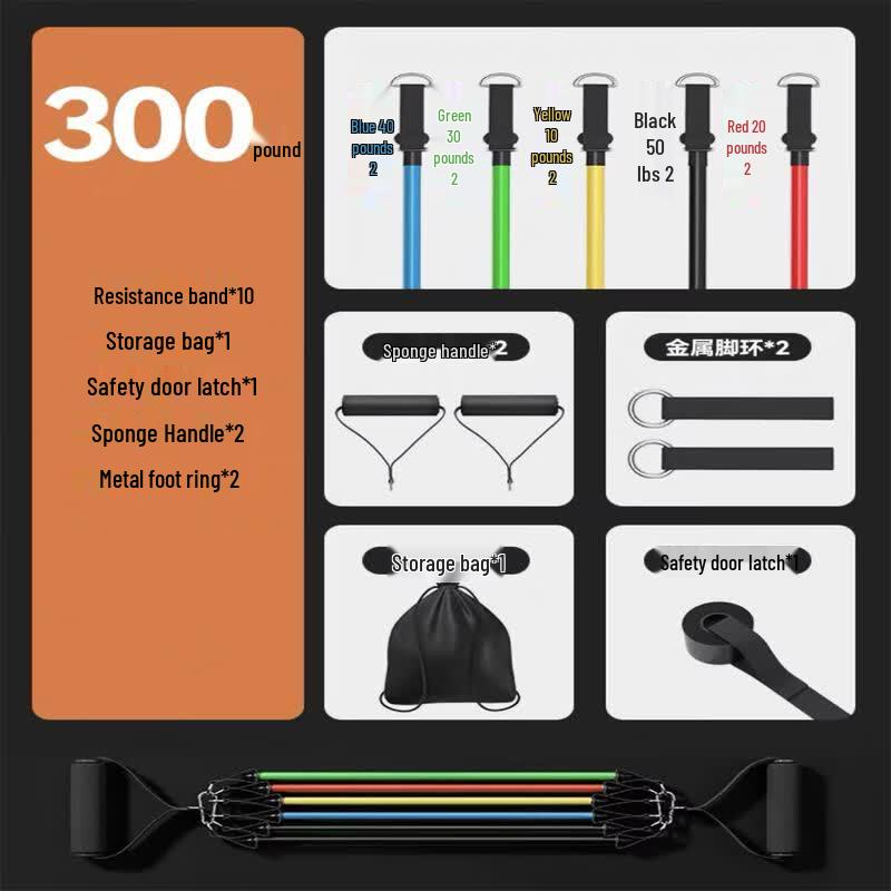 Ronglv Multifunctional Adjustable Resistance Band Set