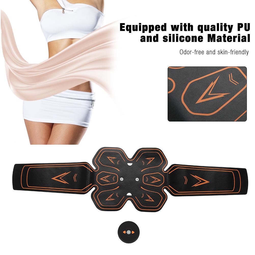 Intensity Rechargeable Abdominal Muscle Stimulator Massager Fitness Training USB Charging