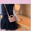 Modern Chic Kids Crossbody Bag With Lightweight Pu Material And Trendy Chain Design For Everyday Use