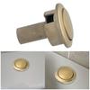 Buton de tragere Auriu Buton de toaletă Buton de apăsare pentru toaletă
