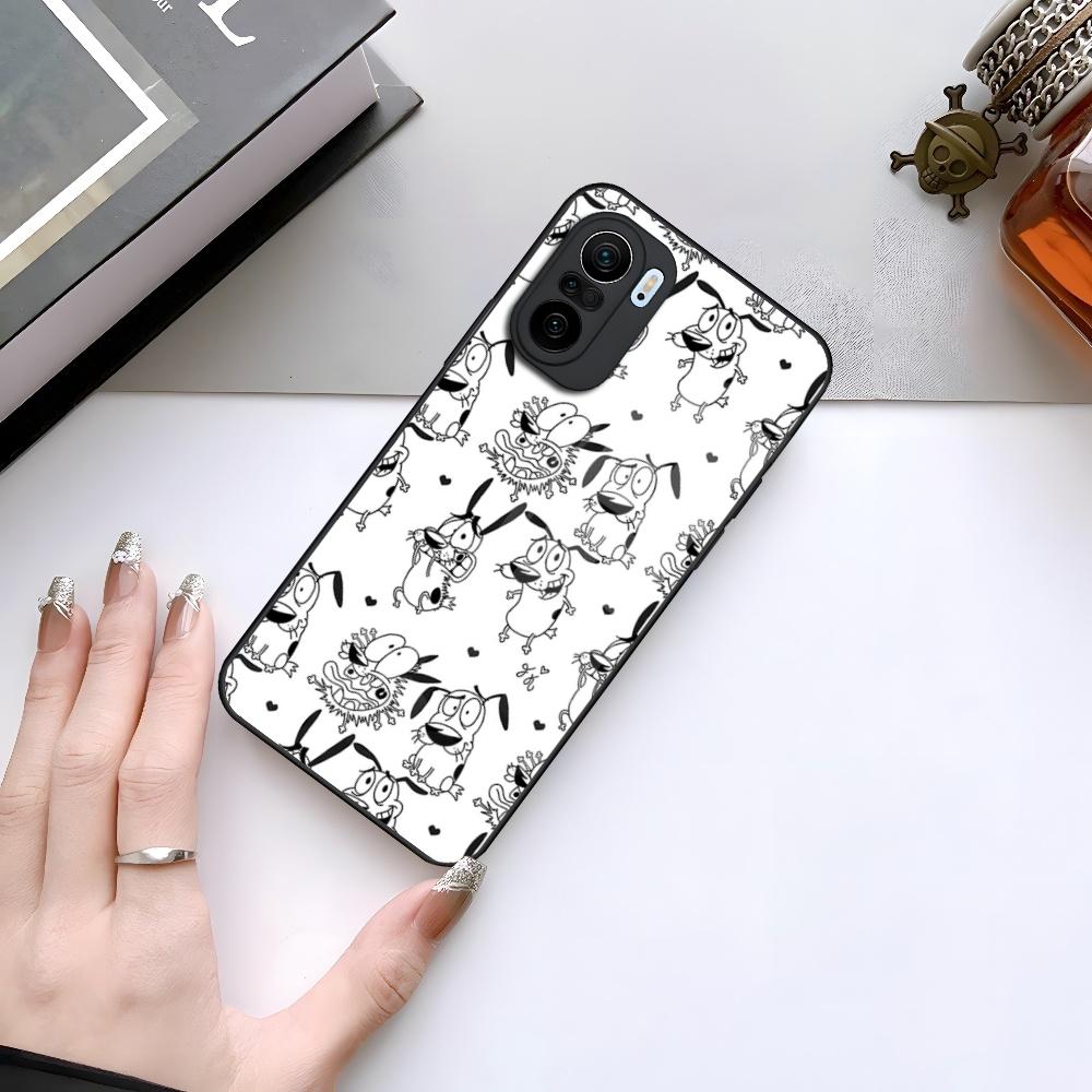 

CARTOON COURAGEOUS Phone Case for Xiaomi 15 14 13 12 Mi 11 Pro ultra Lite glass Cover Xiaomi 12S Ultra