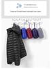 Men's Lightweight Solid Color Down Jacket - Warm, Short, Casual, Versatile for Autumn/Winter.