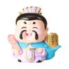 Cartoon God of Wealth Figurine Cute Decorative Tabletop Decoration Feng Shui Statue for Bookshelf Living Room Hotel Office Table