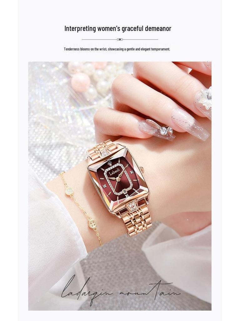 Laboli Neue Damen-Quarzuhr - High-End Vielseitiger Wasserdichter Stil