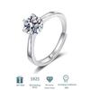 Tancise  Classic 925 Sterling Silver 7A Zircon Moissanite Ring for Ladies Jewelry Women Wedding Party Gifts