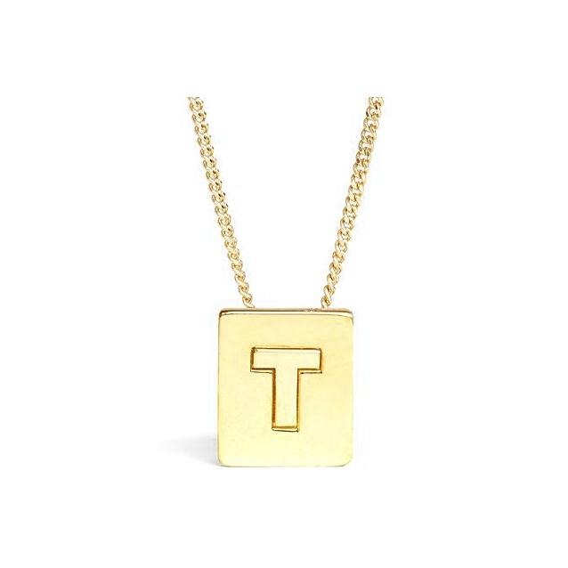 

Celine Alphabet Series Letter T Necklace Unisex necklace Gold Brass 46N0T6BRA-35OR Basic Packaging-Dust Bag+Box,F,Gold