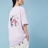 Puma X Skullpanda Breathable Comfortable Soft Round Neck Printed Short Sleeve T-Shirt Unisex Tops Light-Purple 534702-17
