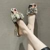 Cool Slippers Women's Summer New Fashion Low-heeled Outer Wear Beach Shoes Temperament One-word Trend